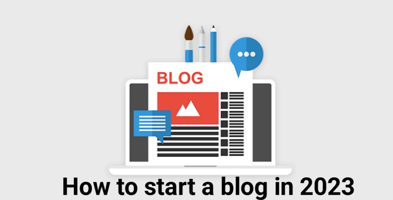 How to start blog in 2023