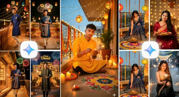 Trending Diwali Photo Editing Prompt